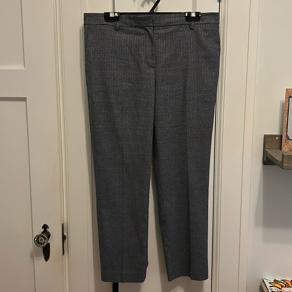 Ann Taylor houndstooth ankle length pants